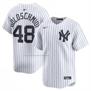 Camiseta Beisbol Hombre New York Yankees Paul Goldschmidt Primera Limited Blanco