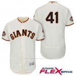 Camiseta Beisbol Hombre San Francisco Giants Mark Melancon Ivory 1ª 60th Season Flex Base