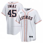 Camiseta Beisbol Hombre Houston Astros Tatsuya Imai Primera Replica Blanco