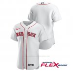 Camiseta Beisbol Hombre Boston Red Sox Autentico Nike Blanco