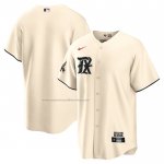 Camiseta Beisbol Hombre Texas Rangers 2023 City Connect Replica Crema
