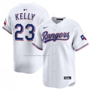 Camiseta Beisbol Hombre Texas Rangers Merrill Kelly Primera Limited Blanco