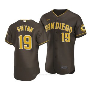 Camiseta Beisbol Hombre San Diego Padres Tony Gwynn Autentico Road 2020 Marron