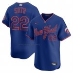 Camiseta Beisbol Hombre New York Mets Juan Soto Alternate Limited Azul
