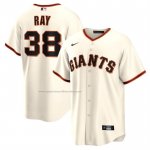 Camiseta Beisbol Hombre San Francisco Giants Robbie Ray Primera Replica Crema