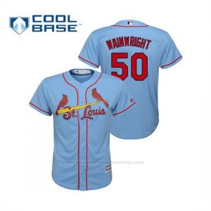 Camiseta Beisbol Nino St. Louis Cardinals Adam Wainwright Cool Base Majestic Alternato Horizon 2019 Azul