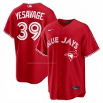 Camiseta Beisbol Hombre Toronto Blue Jays Trey Yesavage Dia de Canada Replica Rojo