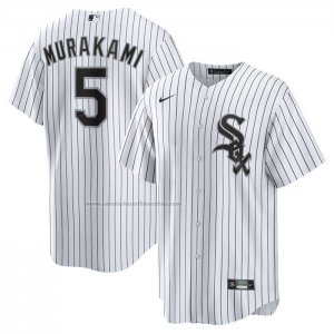 Camiseta Beisbol Hombre Chicago White Sox Munetaka Murakami Primera Replica Blanco