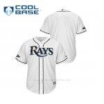 Camiseta Beisbol Hombre Tampa Bay Rays 2019 Postseason Cool Base Blanco