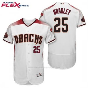 Camiseta Beisbol Hombre Arizona Diamondbacks 25 Archie Bradley Blanco Rojo 1ª 20 Aniversario Flex Base