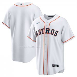 Camiseta Beisbol Hombre Houston Astros Primera Big & Tall Replica Blanco