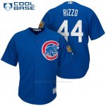 Camiseta Beisbol Hombre Chicago Cubs 44 Anthony Rizzo 2017 Entrenamiento de Primavera Cool Base Jugador