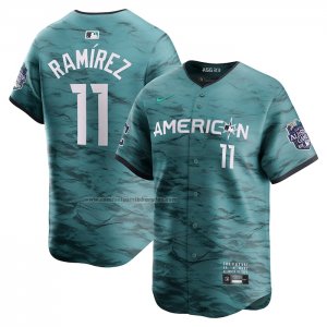 Camiseta Beisbol Hombre Jose Ramirez All Star 2023 Verde