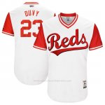 Camiseta Beisbol Hombre Cincinnati Reds 2017 Little League World Series 23 Adam Duvall Blanco