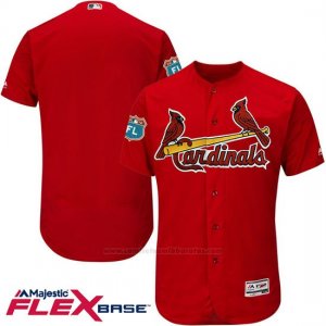 Camiseta Beisbol Hombre St. Louis Cardinals Blank Rojo Flex Base Autentico Coleccion Entrenamiento de Primavera