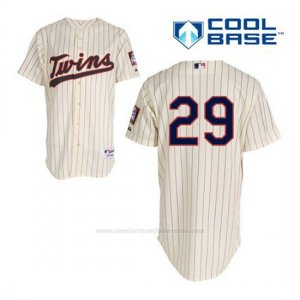 Camiseta Beisbol Hombre Minnesota Twins Rod Carew 29 Crema Alterno Cool Base