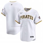 Camiseta Beisbol Hombre Pittsburgh Pirates Limited Primera Blanco