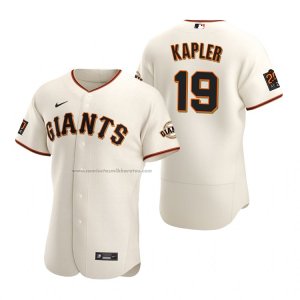 Camiseta Beisbol Hombre San Francisco Giants Gabe Kapler Autentico Primera Crema