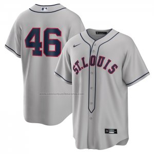 Camiseta Beisbol Hombre St. Louis Cardinals Paul Oroschmidt 2024 Rickwood Classic Replica Gris