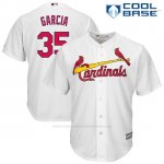Camiseta Beisbol Hombre St. Louis Cardinals Mens Greg Garcia Blanco Cool Base