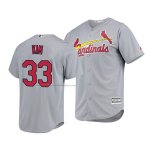 Camiseta Beisbol Hombre St. Louis Cardinals Kwang Hyun Kim Cool Base Road Gris