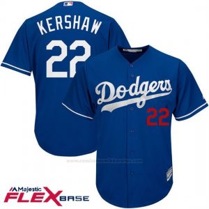 Camiseta Beisbol Hombre Los Angeles Dodgers Clayton Kershaw Autentico Coleccion Flex Base