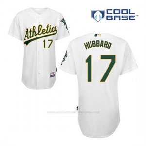 Camiseta Beisbol Hombre Oakland Athletics Glenn Hubbard 17 Blanco 1ª Cool Base