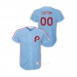 Camiseta Beisbol Nino Philadelphia Phillies Personalizada Cooperstown Collection Road Azul