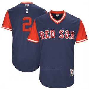 Camiseta Beisbol Hombre Boston Red Sox 2017 Little League World Series Xander Bogaerts Azul