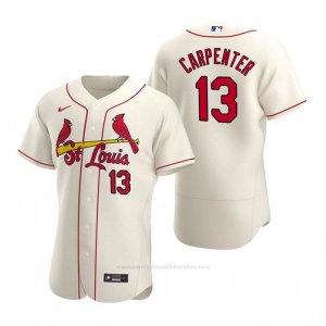 Camiseta Beisbol Hombre St. Louis Cardinals Matt Carpenter Autentico 2020 Alterno Crema