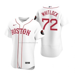 Camiseta Beisbol Hombre Boston Red Sox Garrett Whitlock Autentico Blanco