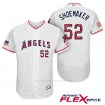 Camiseta Beisbol Hombre Los Angeles Angels 2017 Estrellas y Rayas Matt Shoemaker Blanco Flex Base