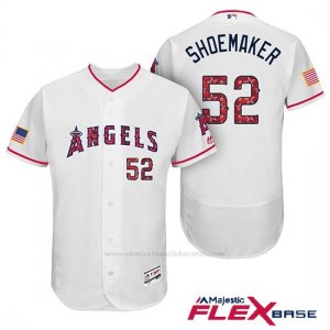 Camiseta Beisbol Hombre Los Angeles Angels 2017 Estrellas y Rayas Matt Shoemaker Blanco Flex Base