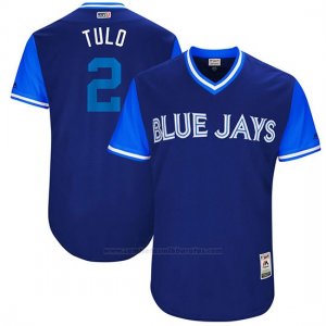 Camiseta Beisbol Hombre Toronto Blue Jays 2017 Little League World Series Troy Tulowitzki Royal