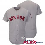 Camiseta Beisbol Hombre Boston Red Sox Gris Autentico Coleccion Flex Base