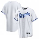 Camiseta Beisbol Hombre Kansas City Royals Primera Blank Replica Blanco