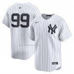 Camiseta Beisbol Hombre New York Yankees Aaron Judge Alterno Limited Blanco