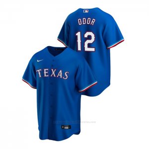 Camiseta Beisbol Hombre Texas Rangers Rougned Odor Replica Alterno Azul