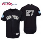 Camiseta Beisbol Hombre New York Yankees Giancarlo Stanton Flex Base Entrenamiento de Primavera Alternato Azul 2019
