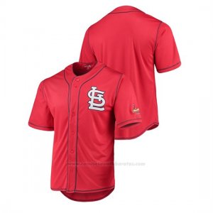 Camiseta Beisbol Hombre St. Louis Cardinals Button-Down Stitches Team Color Rojo