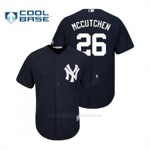 Camiseta Beisbol Hombre New York Yankees Andrew Mccutchen Cool Base Replica Alternato Azul