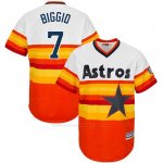 Camiseta Beisbol Hombre Houston Astros Craig Biggio Turn Back The Clock Naranja