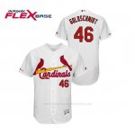 Camiseta Beisbol Hombre St. Louis Cardinals Paul Goldschmidt 150th Aniversario Patch Flex Base Blanco