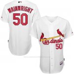 Camiseta Beisbol Hombre St. Louis Cardinals Adam Wainwright Blanco Jugador Autentico