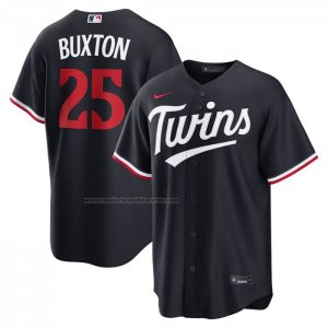 Camiseta Beisbol Hombre Minnesota Twins Byron Buxton Alterno Replica Azul