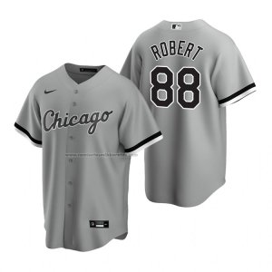 Camiseta Beisbol Hombre Chicago White Sox Luis Robert Replica Gris