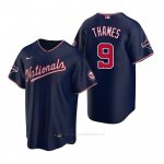 Camiseta Beisbol Hombre Washington Nationals Eric Thames Replica Azul