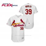 Camiseta Beisbol Hombre St. Louis Cardinals Miles Mikolas 150th Aniversario Patch Flex Base Blanco