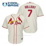 Camiseta Beisbol Hombre St. Louis Cardinals Matt Holliday 7 Crema Alterno Cool Base