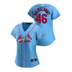 Camiseta Beisbol Mujer St. Louis Cardinals Paul Goldschmidt 2020 Replica Alterno Azul